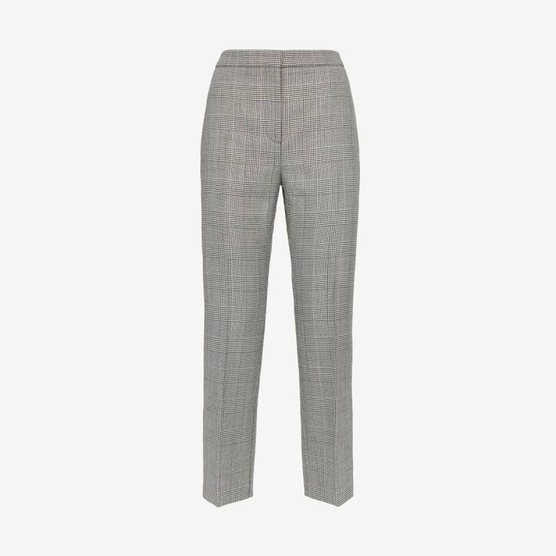 ALEXANDER MCQUEEN - Prince of Wales Cigarette Trousers - Item 797962QJAEH1080
